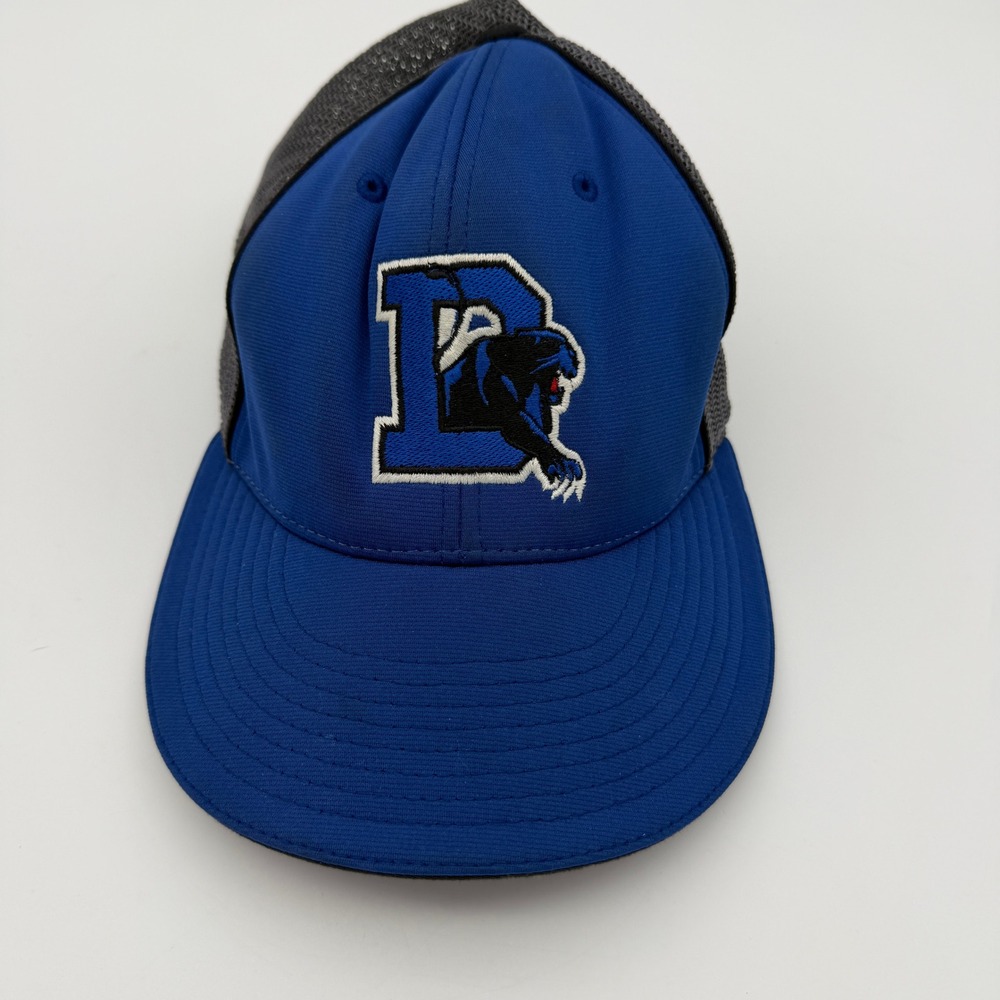 Richardson 165 Flexfit Trucker Hat Blue Gray Panther Mascot Cap SM-MD